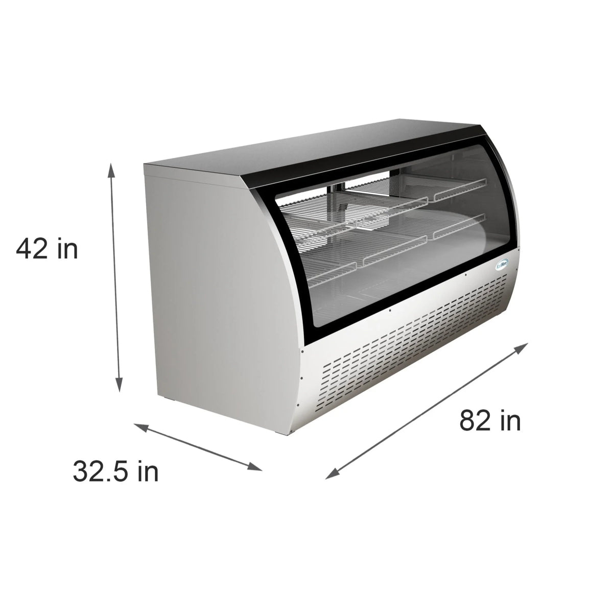 82 in. Deli Display Refrigerator 32 Cu Ft X104