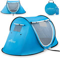 Sky Blue 2 Person Pop Up Tent with Carrying Bag T991395