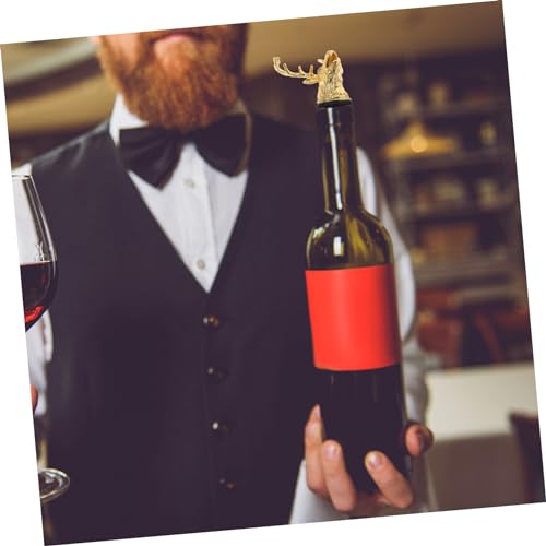 Deer Head Shape Wine Spout Pourer Bottle Stopper R39289