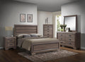 Rustic Wooden Brown Queen Bedroom Set Z486088