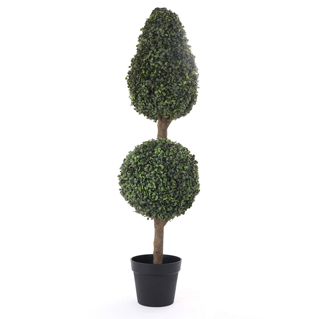 Artificial 4' Topiary Ball Tree 2 Pack L81097
