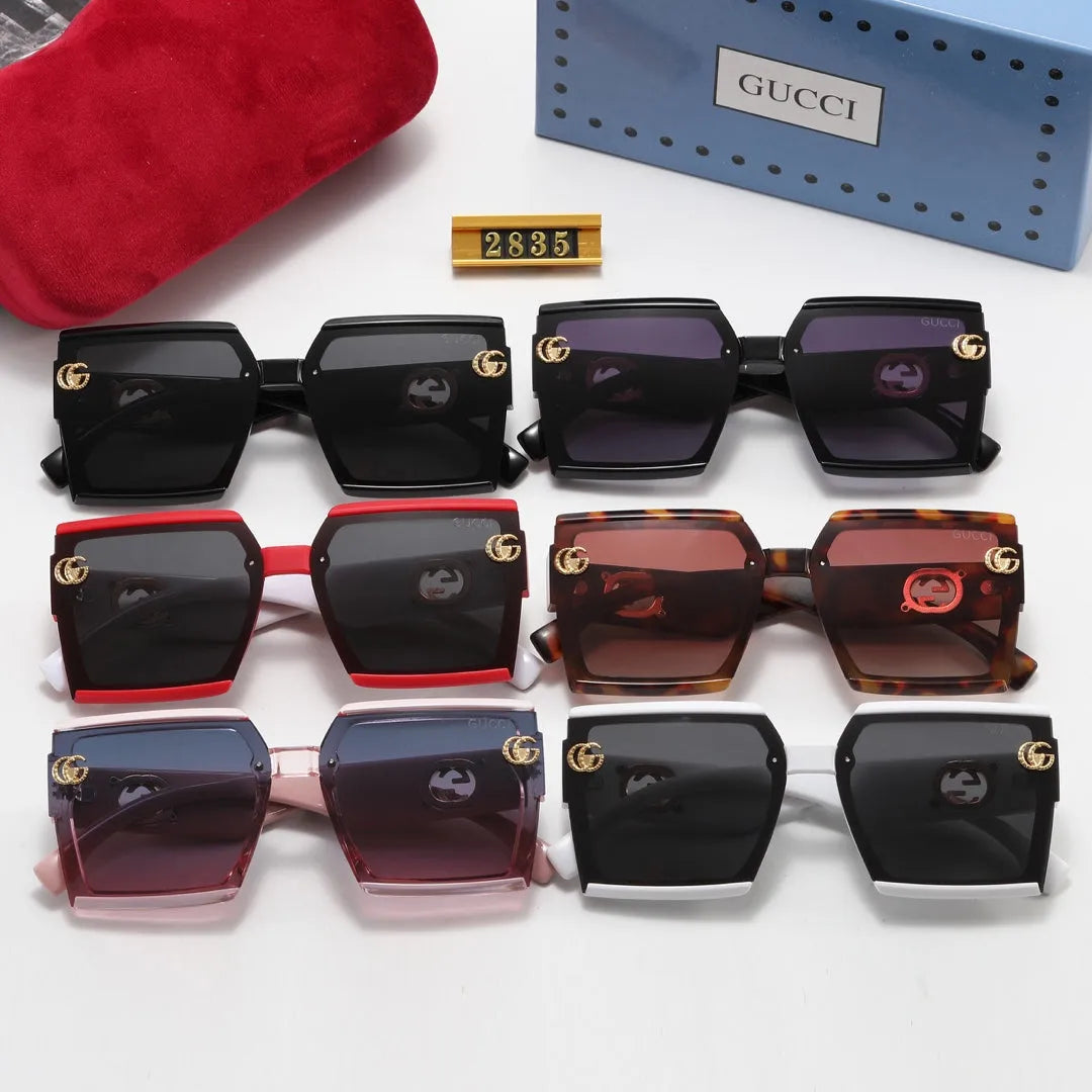 Square Thread Double G Polarized Sunglasses E905440