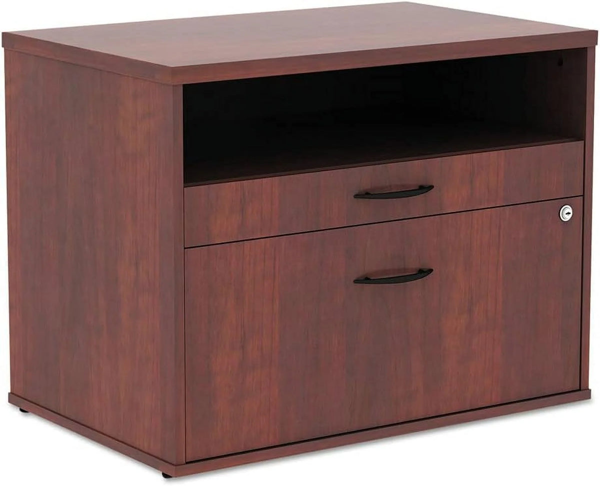 29.5 In. 2-Drawer 1 Shelf File Cabinet Credenza - Cherry G4882