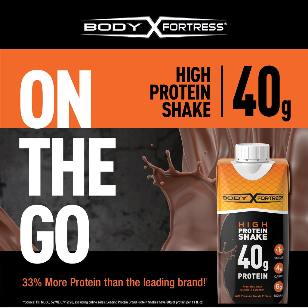 Vanilla Protein Shake 40g Protein 12 Ct W838