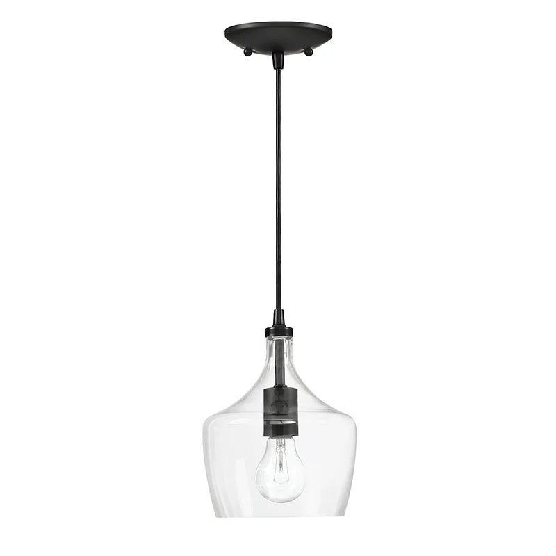 3-Pack Bronze Pendant Lighting with Glass Shade Z9623