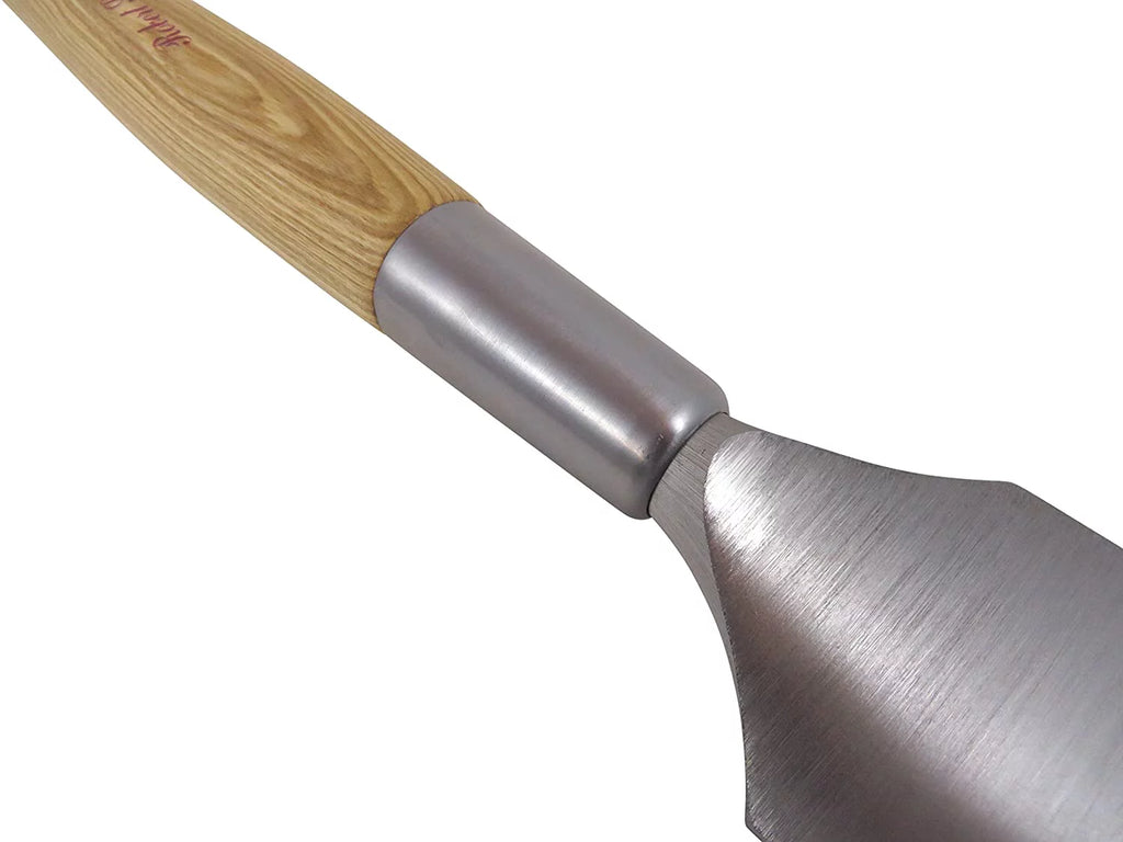 3-3/8" Timber Framing Chisel and Leather Edge Guard, 28" Overall Length N6091