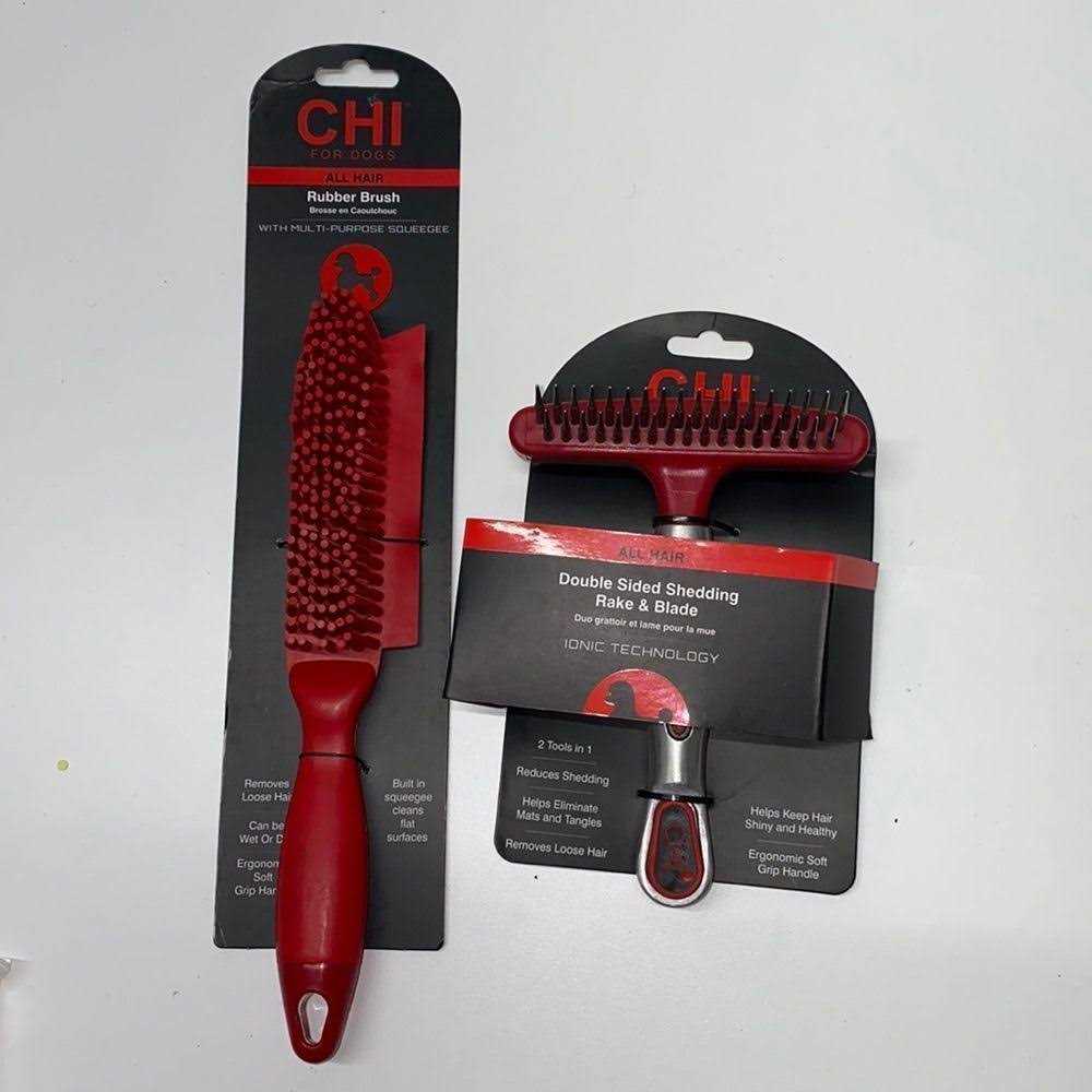 Double Sided Shedding Rake and Blade Dog Tool Z6699