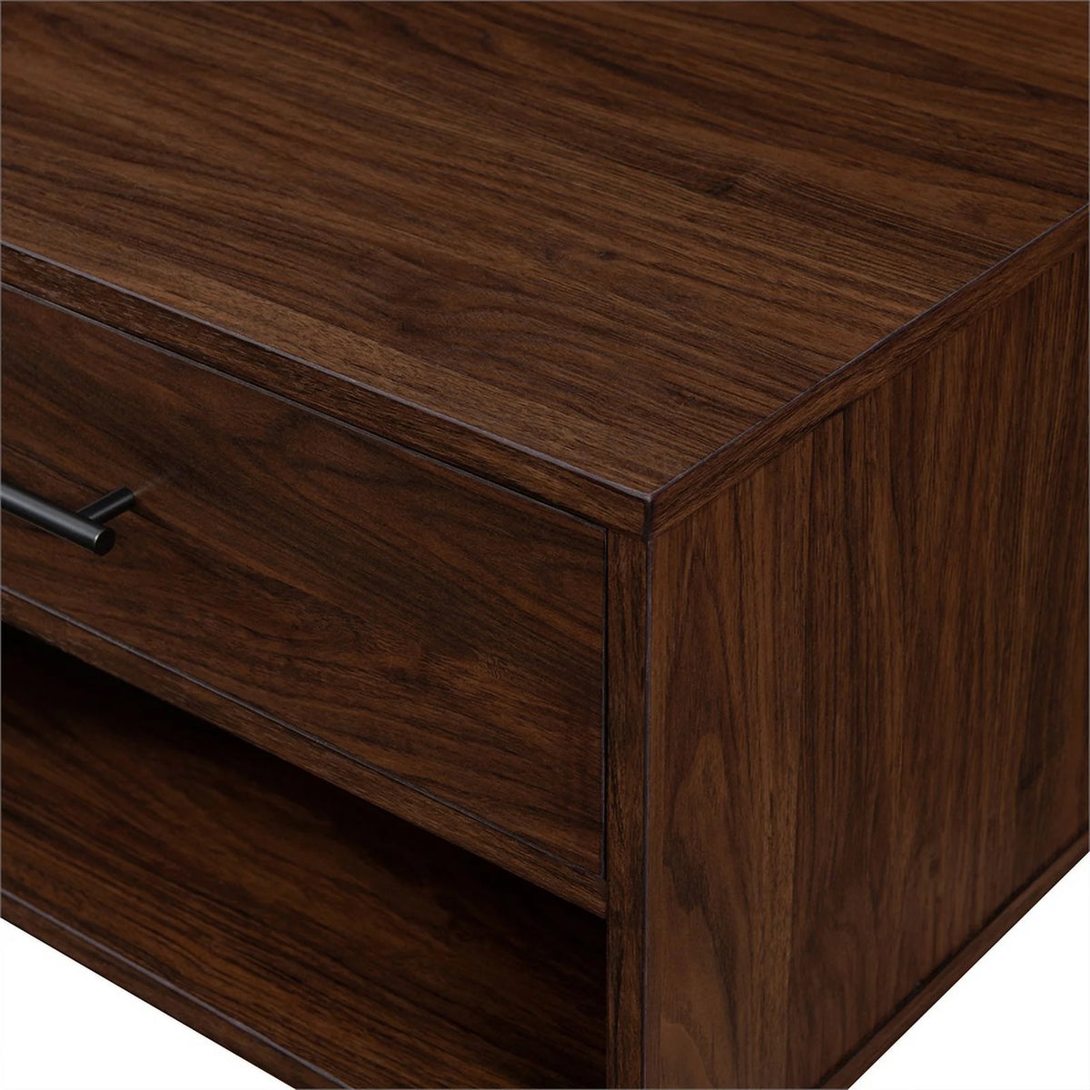 42" 2-Drawer Wood Coffee Table with Hairpin Legs D83721