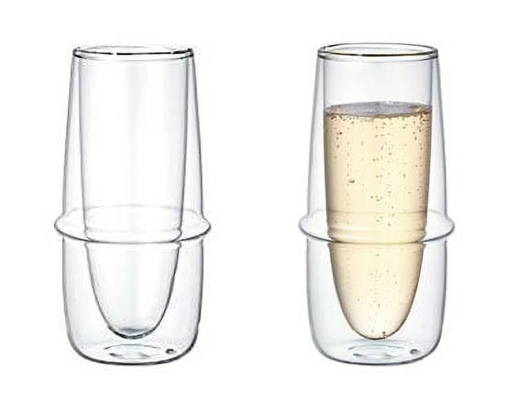 Double-Wall Champagne Glass Set of 2 L93333