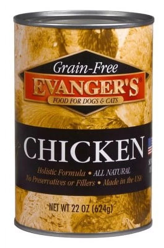 Chicken Wet Dog & Cat Food, 22 oz, 12 Count R52215