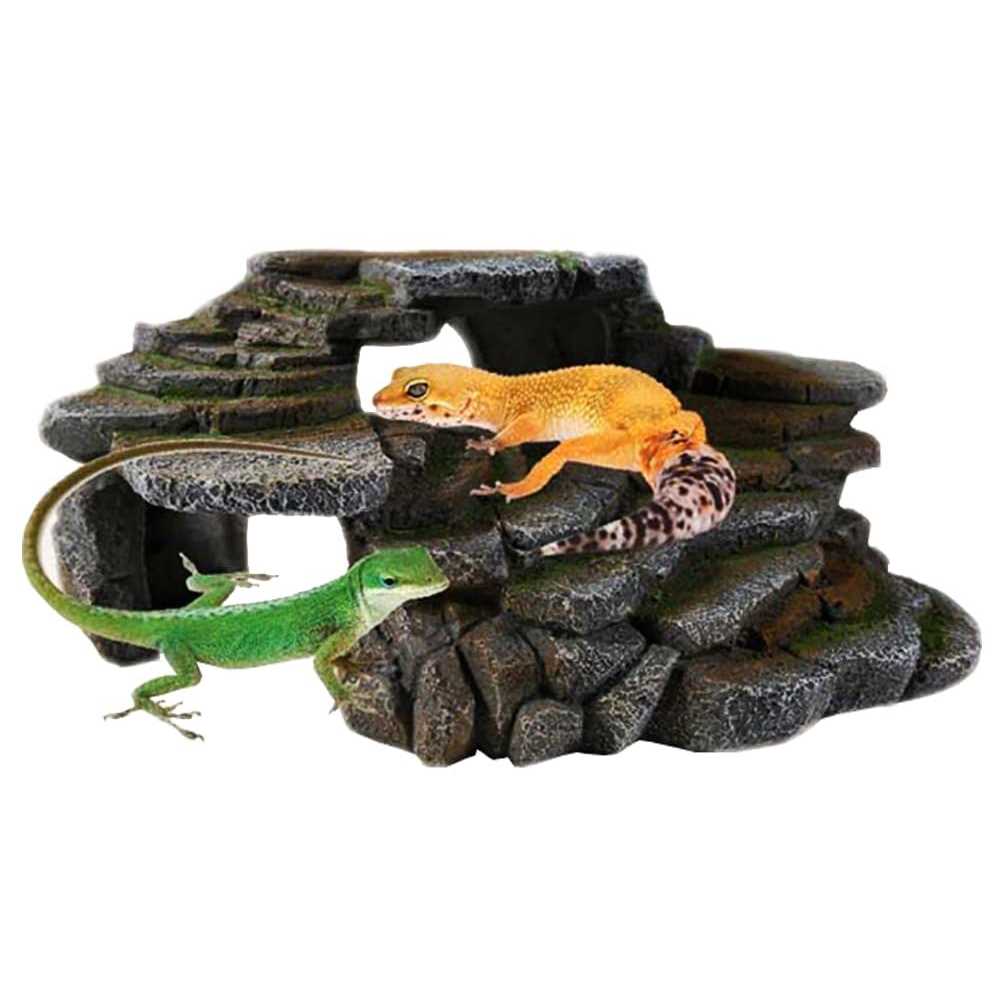 Large Reptile Step Ledge & Cave Hideout W865