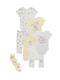 9-Piece Bodysuits and Pants Outfit Set J236
