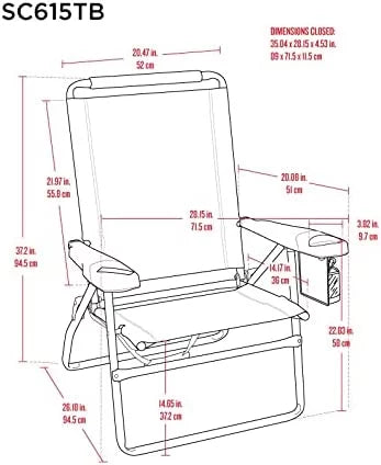 Striped Beach Chair B5256