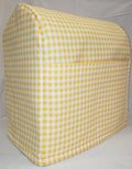 Yellow & White Checked Gingham Stand Mixer Cover H82684