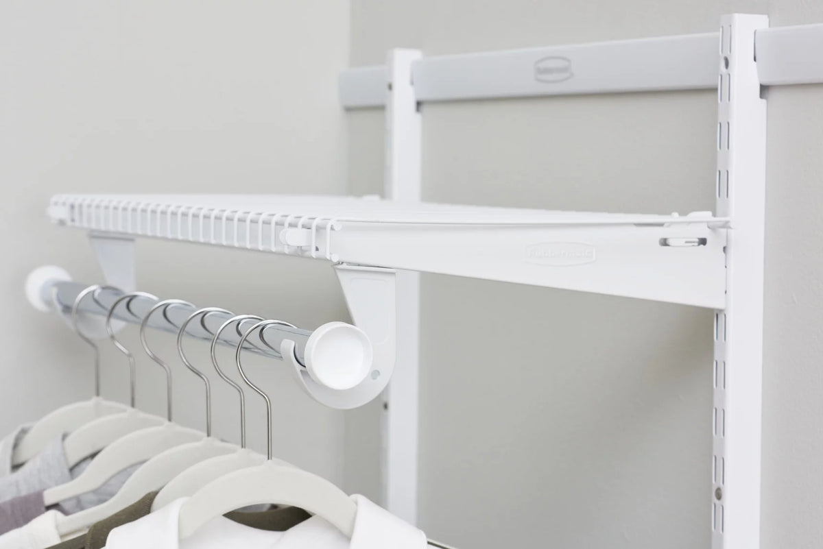 Steel Expandable Closet Kit, White M59178