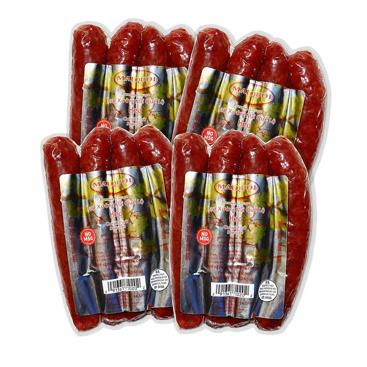 36oz 4 Packs Pork Sausage No MSG K9731