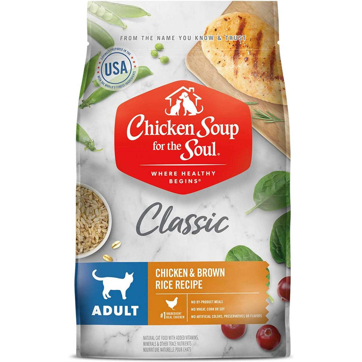 Chicken Brown Rice Recipe Dry Cat Food I1972
