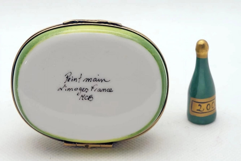 Hand Painted Porcelain Box H478