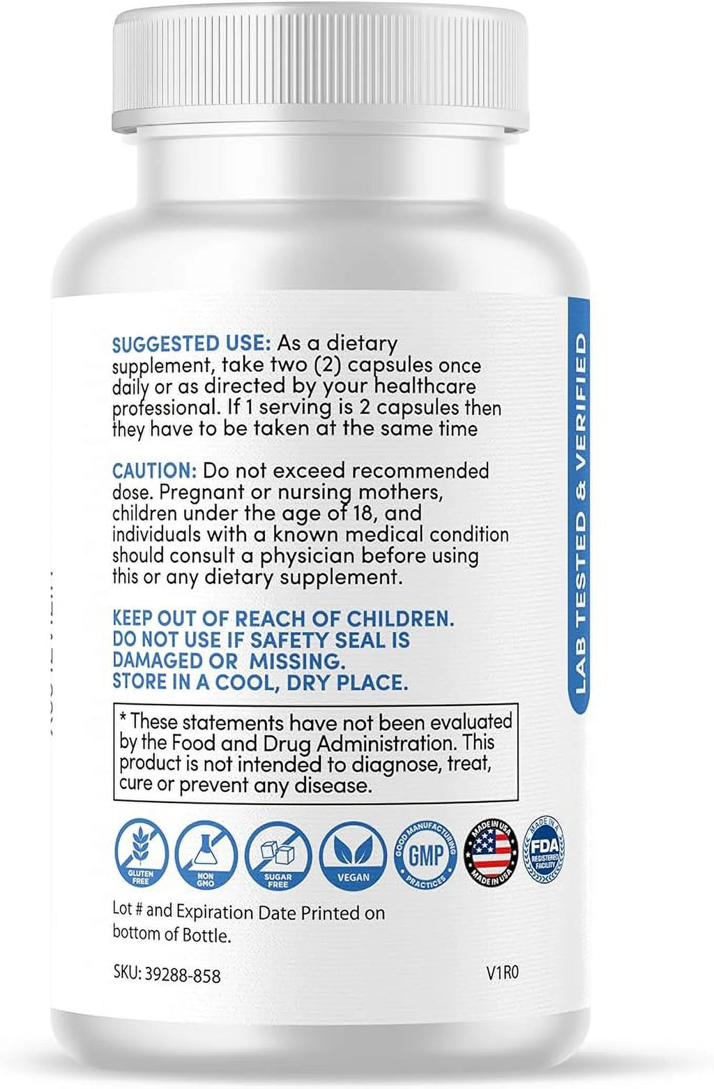 Magnesium Complex 500 mg 60 Capsules A347