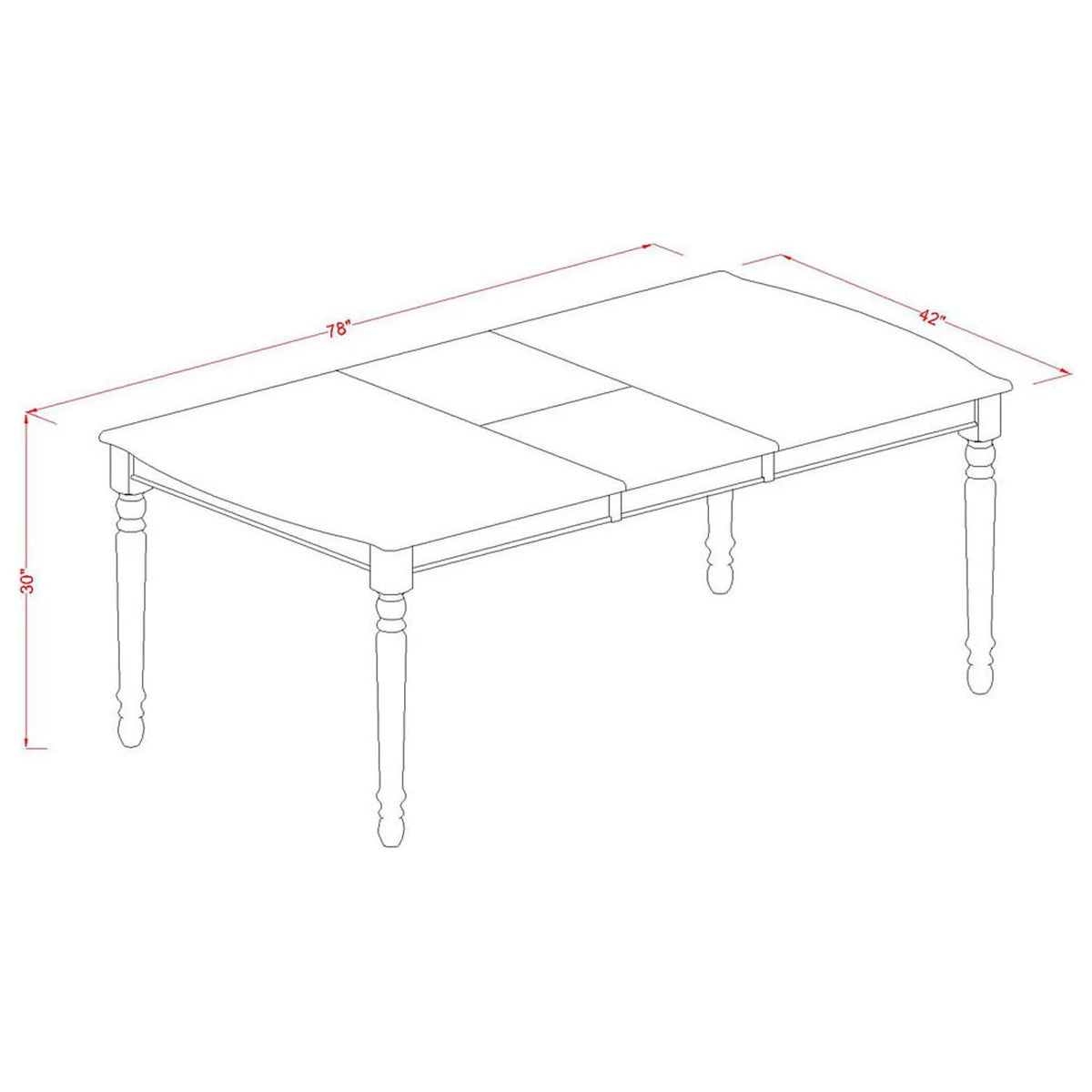 9 Piece Wood Kitchen Table Set J458