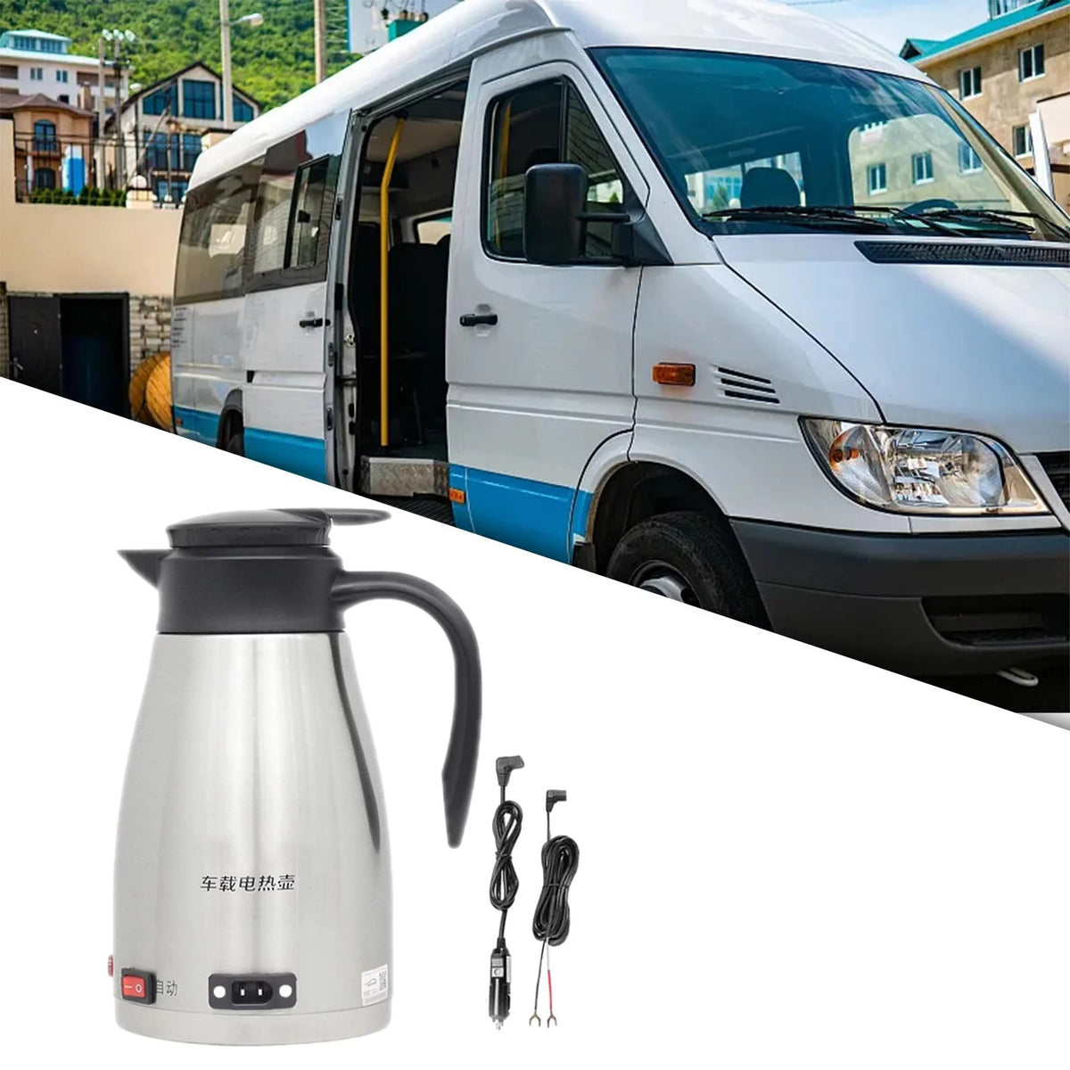 Stainless Steel Electric Heating Car Kettle A5221