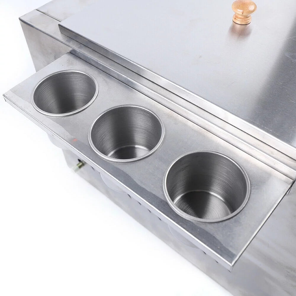 2 Basket Stainless Steel Propane Gas Deep Fryer J265