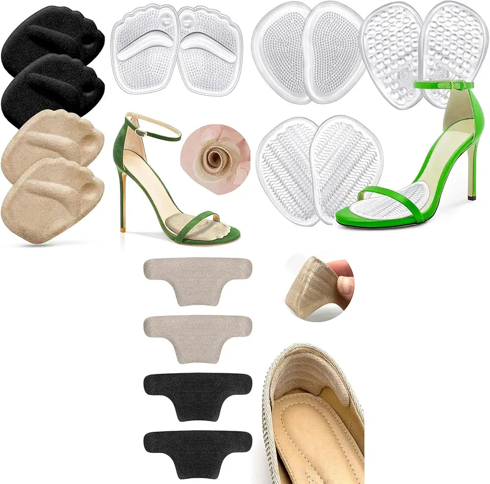 Metatarsal Pads Heel Inserts Heel Insoles 6 Pairs Foot Pads 3 Pairs Heel Pads Shoe Inserts Z607602