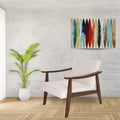 Mid Century Modern Upholstered Armchair S86197