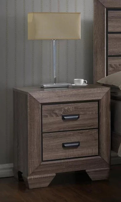 Rustic Wooden Brown Queen Bedroom Set Z486088