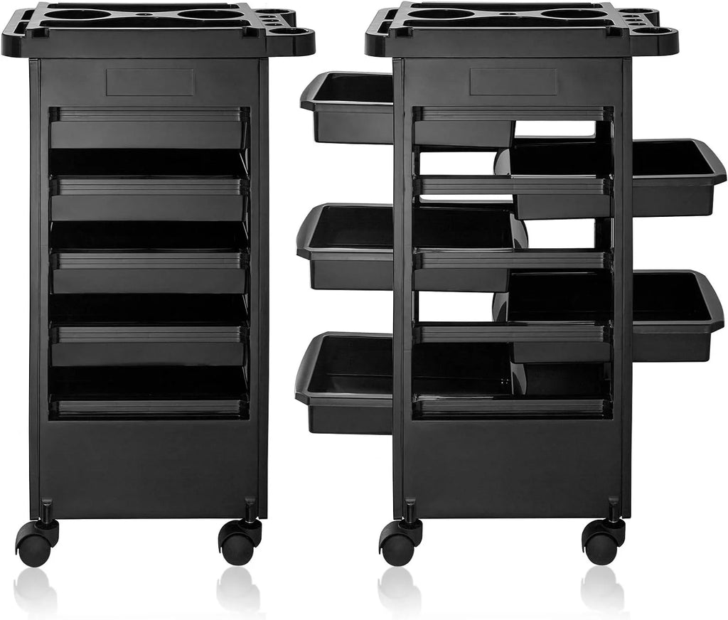 Rolling Trolley Cart With 5 Drawers D13195