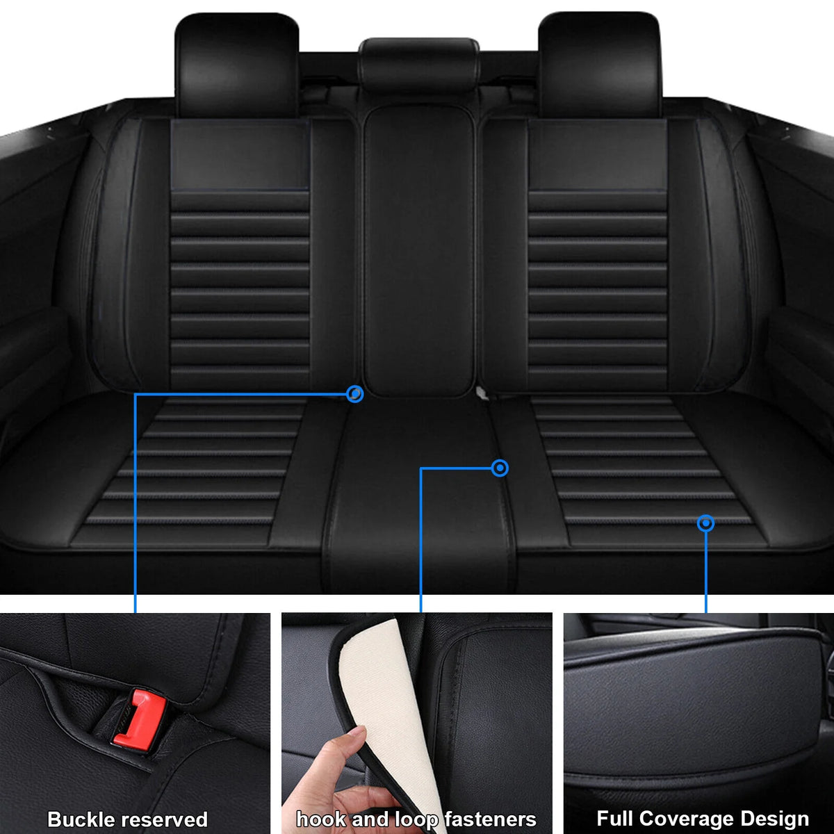 PU Leather Car Seat Covers V418