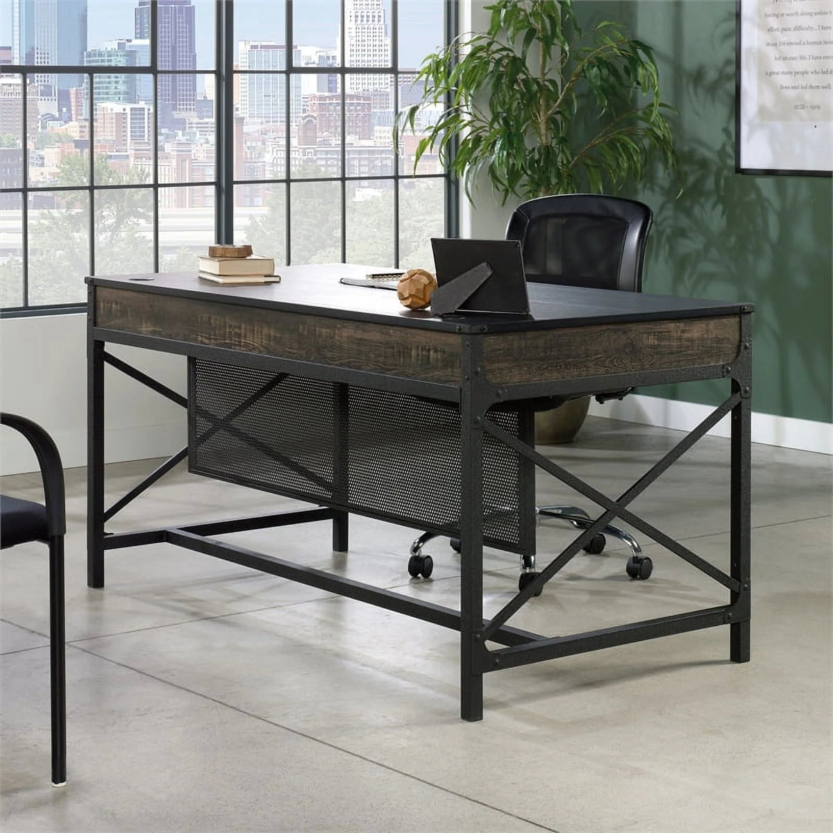 Engineered Wood Metal 60x30 Table Desk I199670