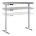 Adjustable Desk in Platinum Gray D8053