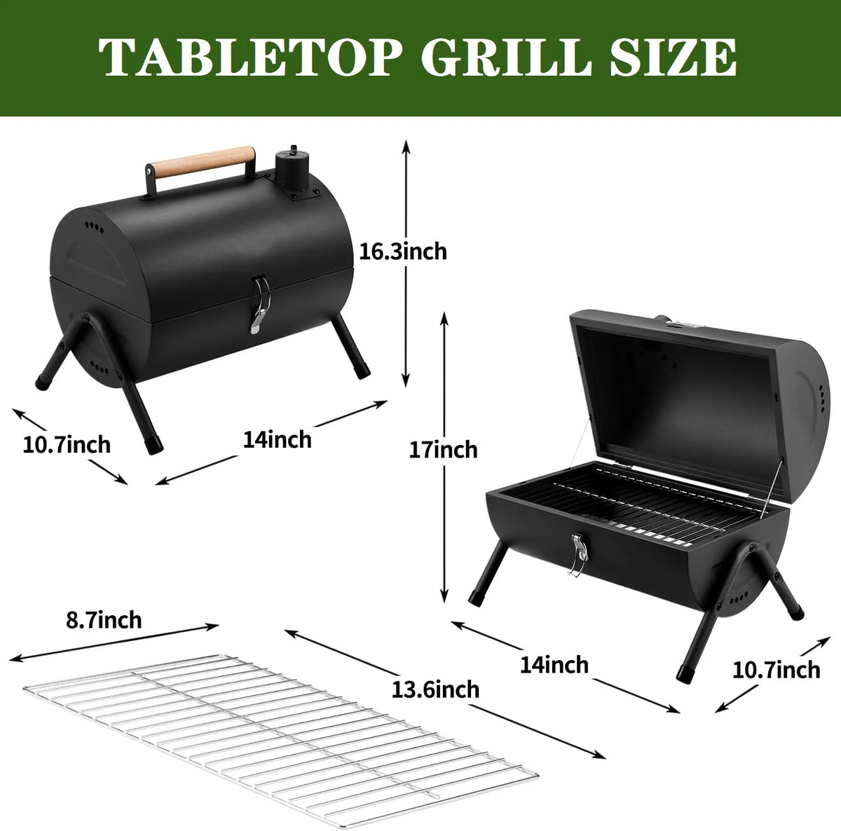 Portable Charcoal Grill M9437