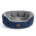 Round Washable Pet Bed with Slip-Resistant Bottom, 20 Inches E976011