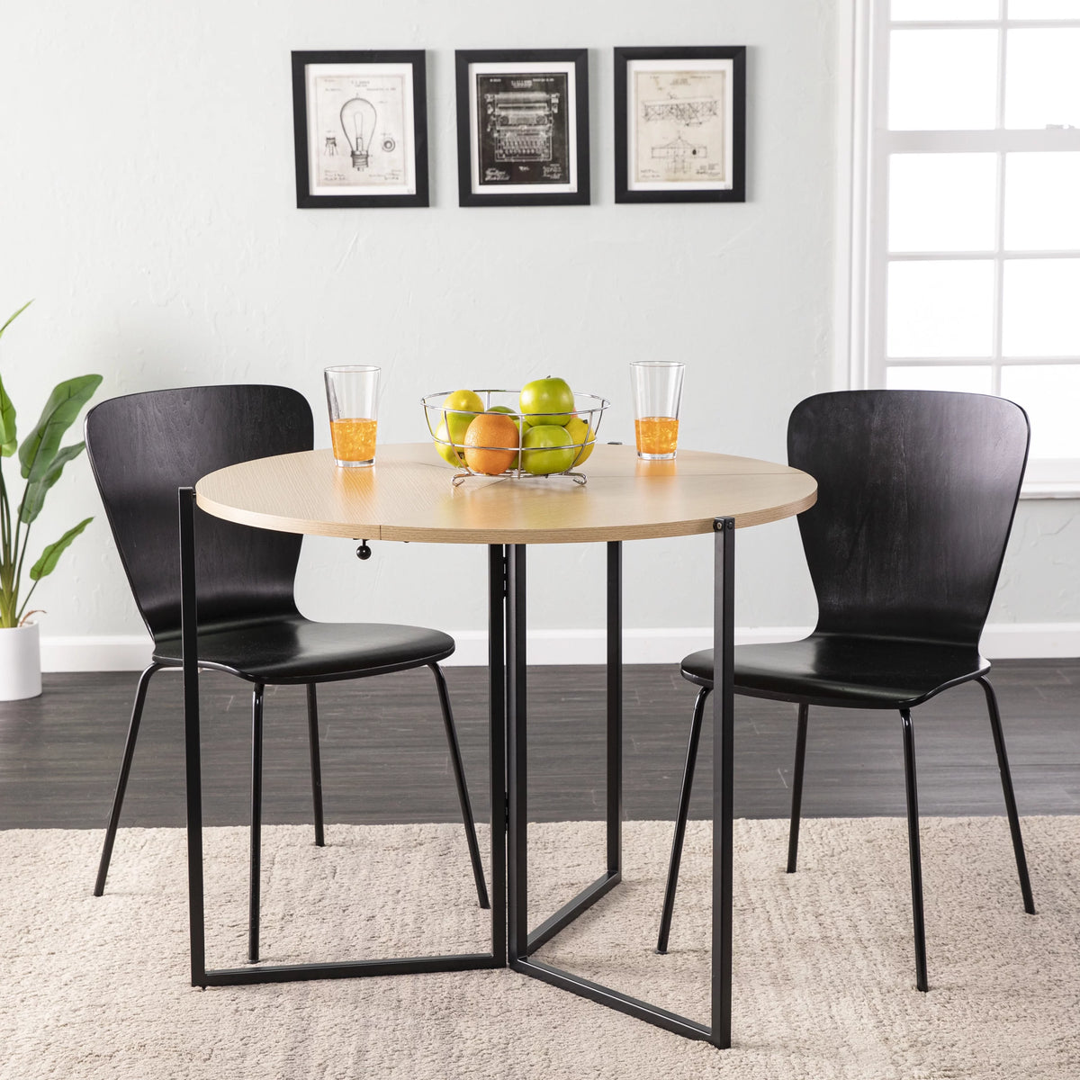 Round Folding Dining Table J120034