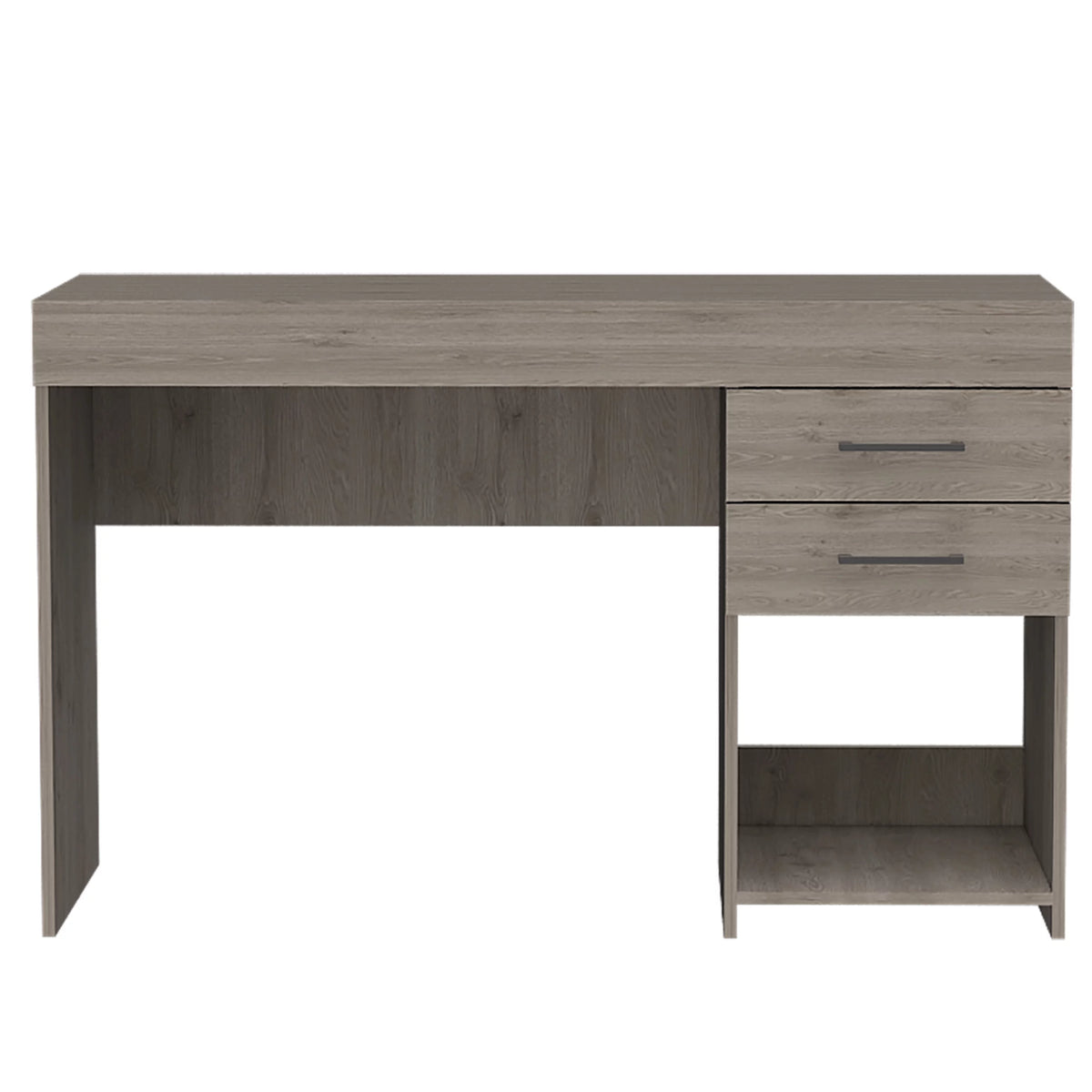 Light Gray Two Drawer Computer Desk Z150
