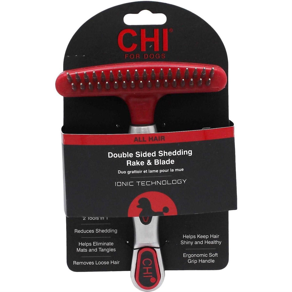 Double Sided Shedding Rake and Blade Dog Tool Z6699