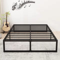14 Inch California King Heavy Duty Metal Platform Bed Frame, Black F7617