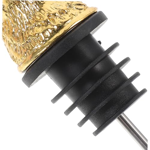 Deer Head Shape Wine Spout Pourer Bottle Stopper R39289