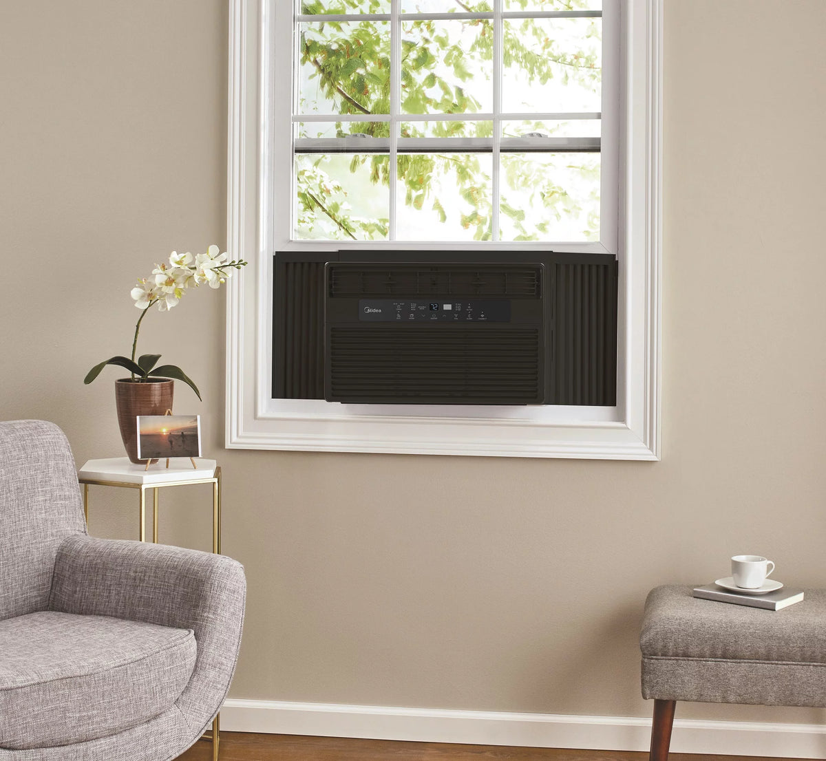 8,000 BTU 115V Smart Window Air Conditioner with Remote E845