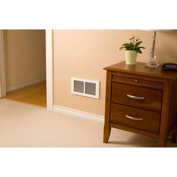 White Recessed Electric Wall-Mount Heater S489