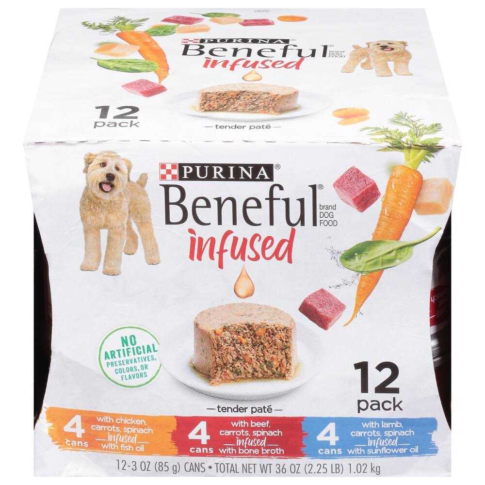 Infused Tender Pate Wet Dog Food Variety Pack Cans C729