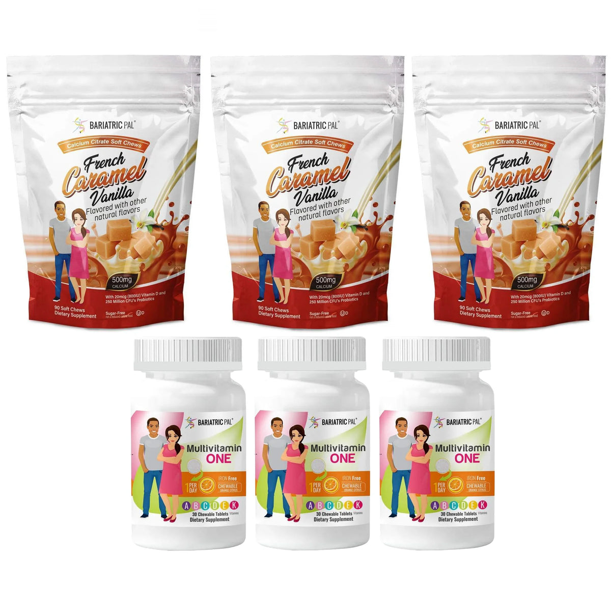 Chewable Bariatric Multivitamin Calcium Citrate 1-Month Supply R759425