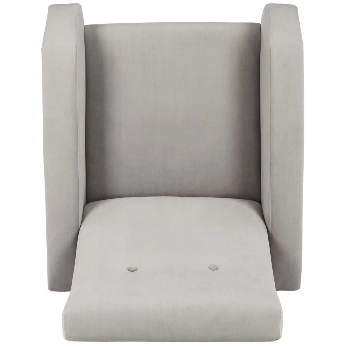 Grey Velvet Accent Chair Q88376
