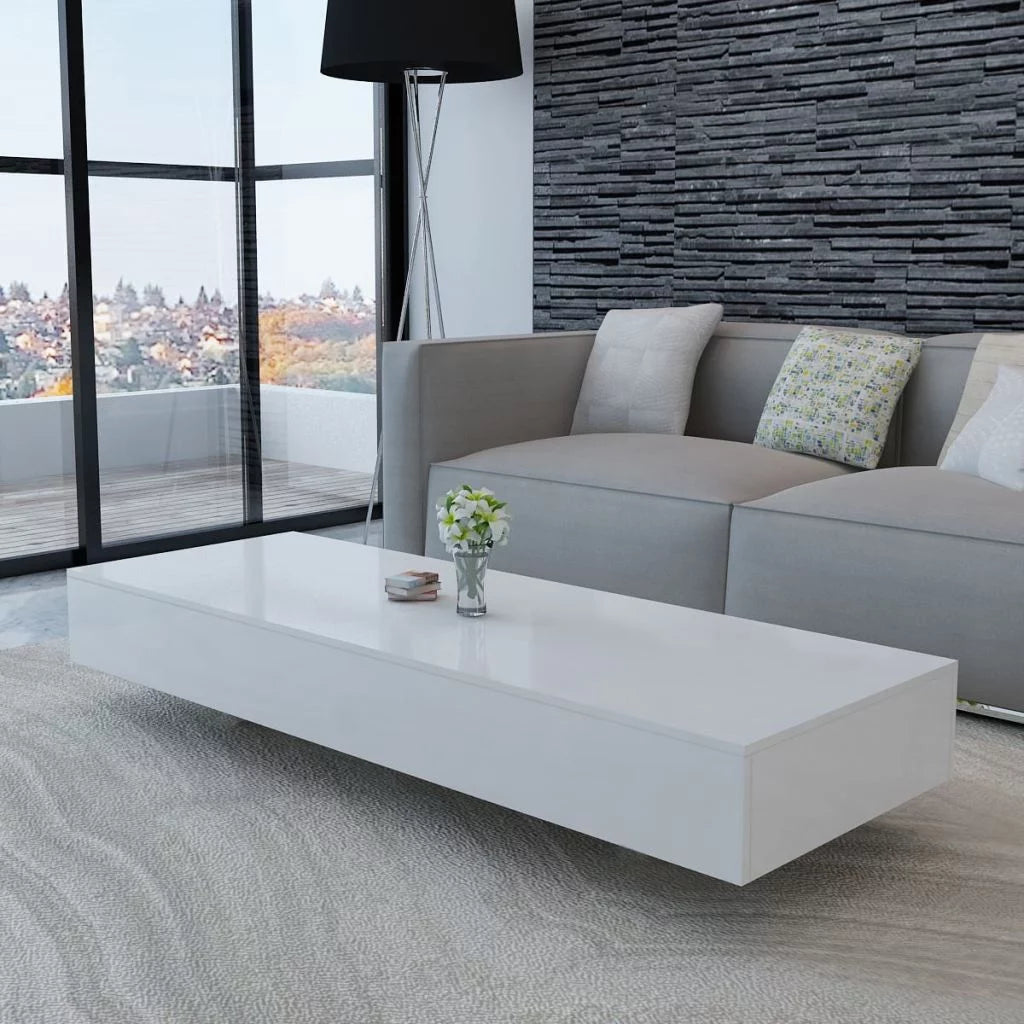 White High Gloss Coffee Table W7643