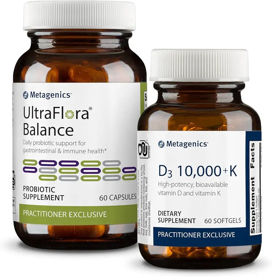 60 Capsules Probiotic & 60 Softgels Vitamin D3 P464730