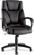 Black Leather High-Back Swivel/Tilt Chair X56294