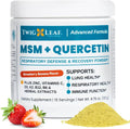 MSM + Quercetin Powder with Vitamin C & Zinc Strawberry Banana 4.76 oz Supplement V185979