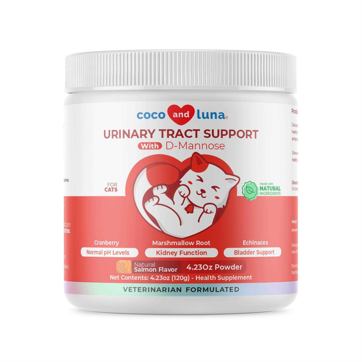 Cranberry Incontinence & Urinary Tract Support Powder Supplement for Cats I6828